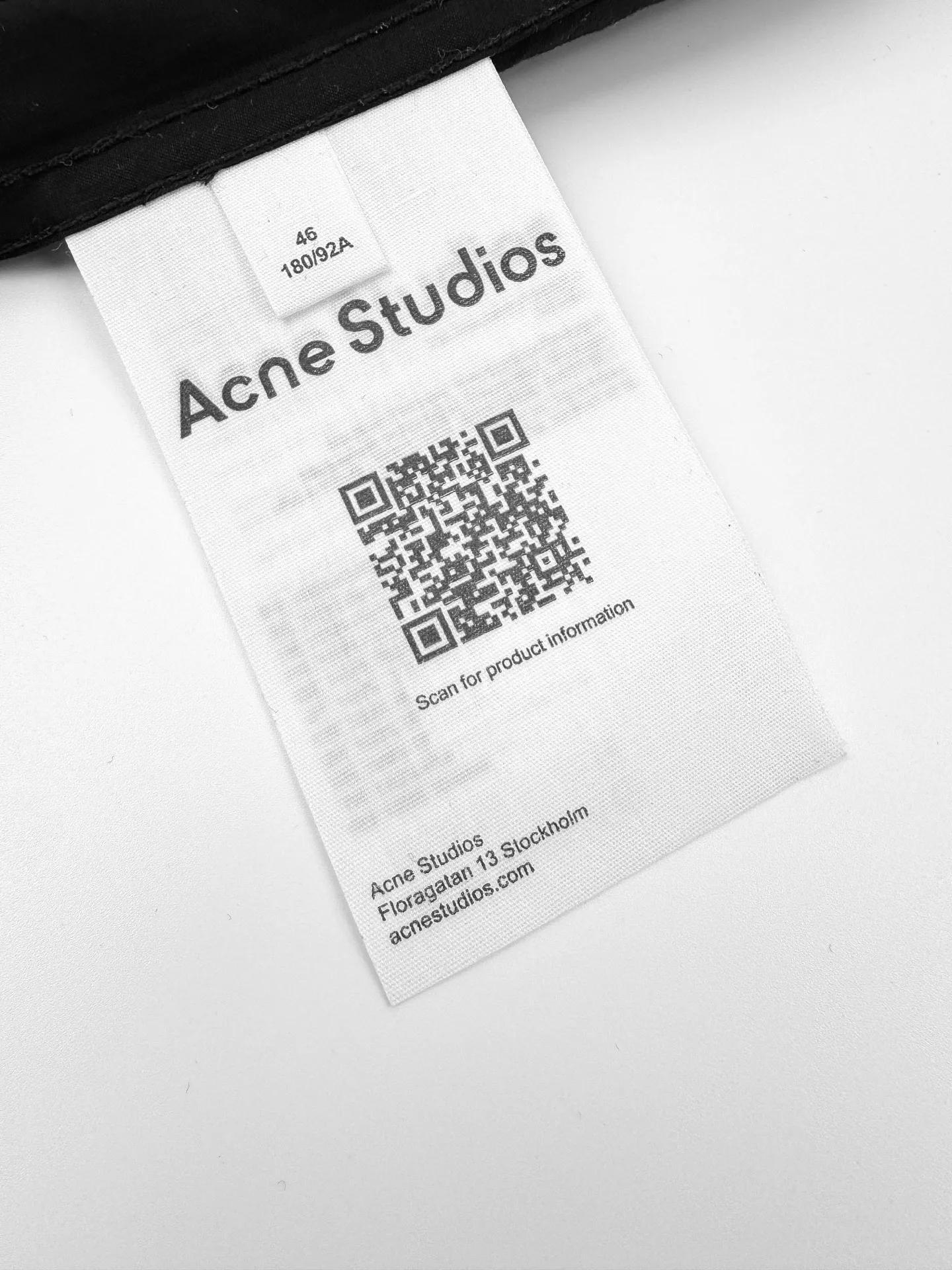Acne Studios Black 1: Acne Studios 2: 3: ： 1:1 Acne 1:1 Acne ： Size： 44 46 48 50 ： 25277
